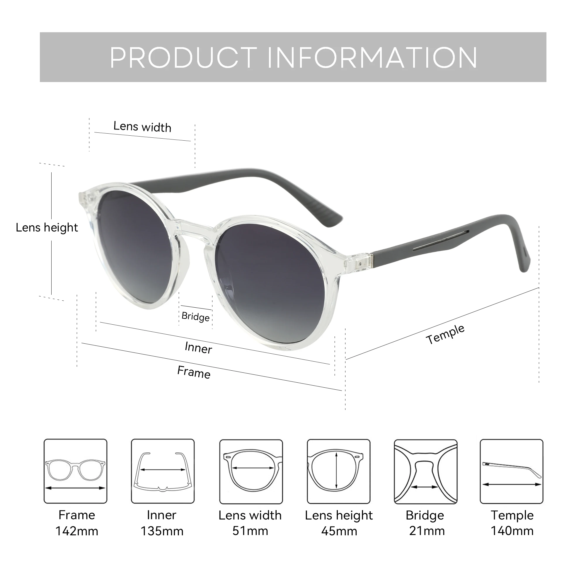 ZENOTTIC 2025 Fashion Polarized Sunglasses Men Women Vintage Round Frame Rubber legs Fashion Sun Glasses UV400 Goggles Shades