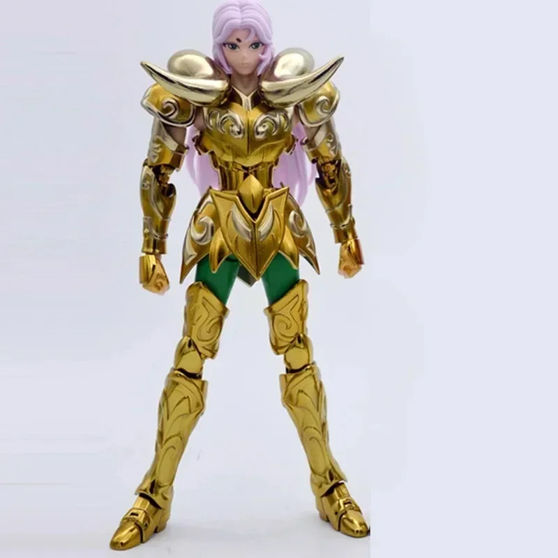 In Stock Metal Aries Mu Metal Horn JM.MST Model Saint Seiya Myth Cloth EXM/EX 24K/OCE/Dark Gold Zodiac Knights Action Figure