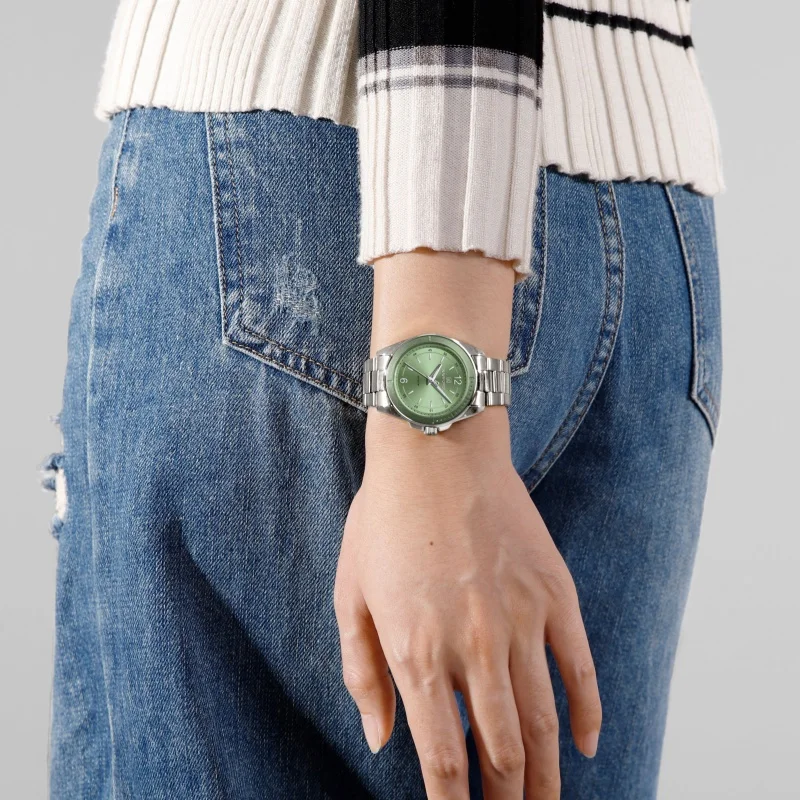 NAVIFORCE 5062 패션 여성 쿼츠 시계 캐주얼 손목 시계 방수 스테인레스 스틸 스트랩 간단한 숙녀 시계 reloj mujer