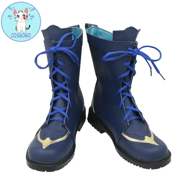 Vtuber NIJISANJI Hololive Enna Alouette Cosplay Shoes Boots for Costume Halloween Women Lolita Dress Anime Game Shoes