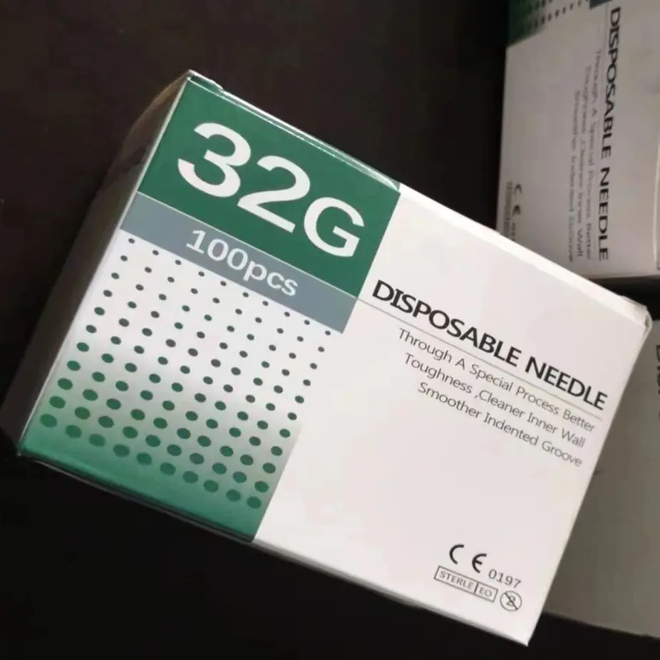 Disposable Tattoo Needles Micro Plastic 18G-32G Painless Small Sterile Injector Tool Parts for Professional Use