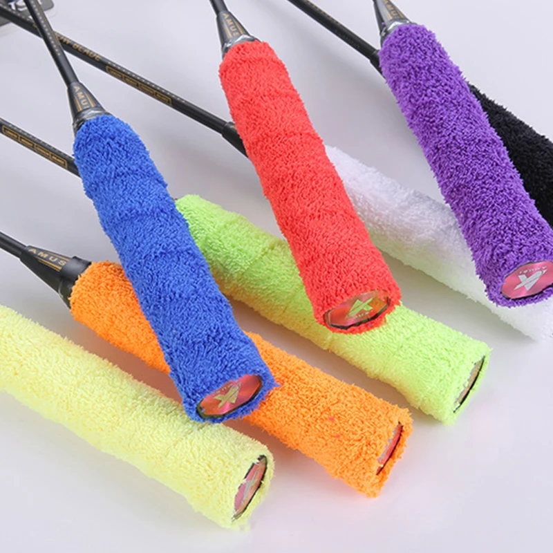 

Badminton Towel Grip Microfiber Thickened Non-slip Sports Sweat Towel Tennis Racket Fishing Rod Grip Cover