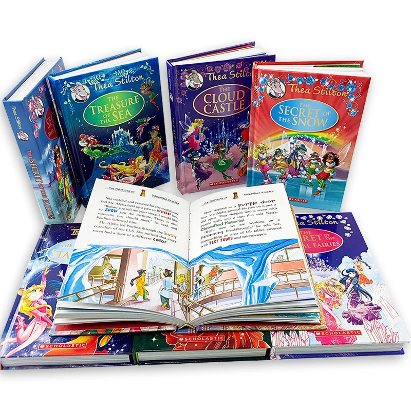 8 Books Female Geronimo Stilton Thea Stilton Special Edition Picture Storybook Kids English Bridge Chapter Comic