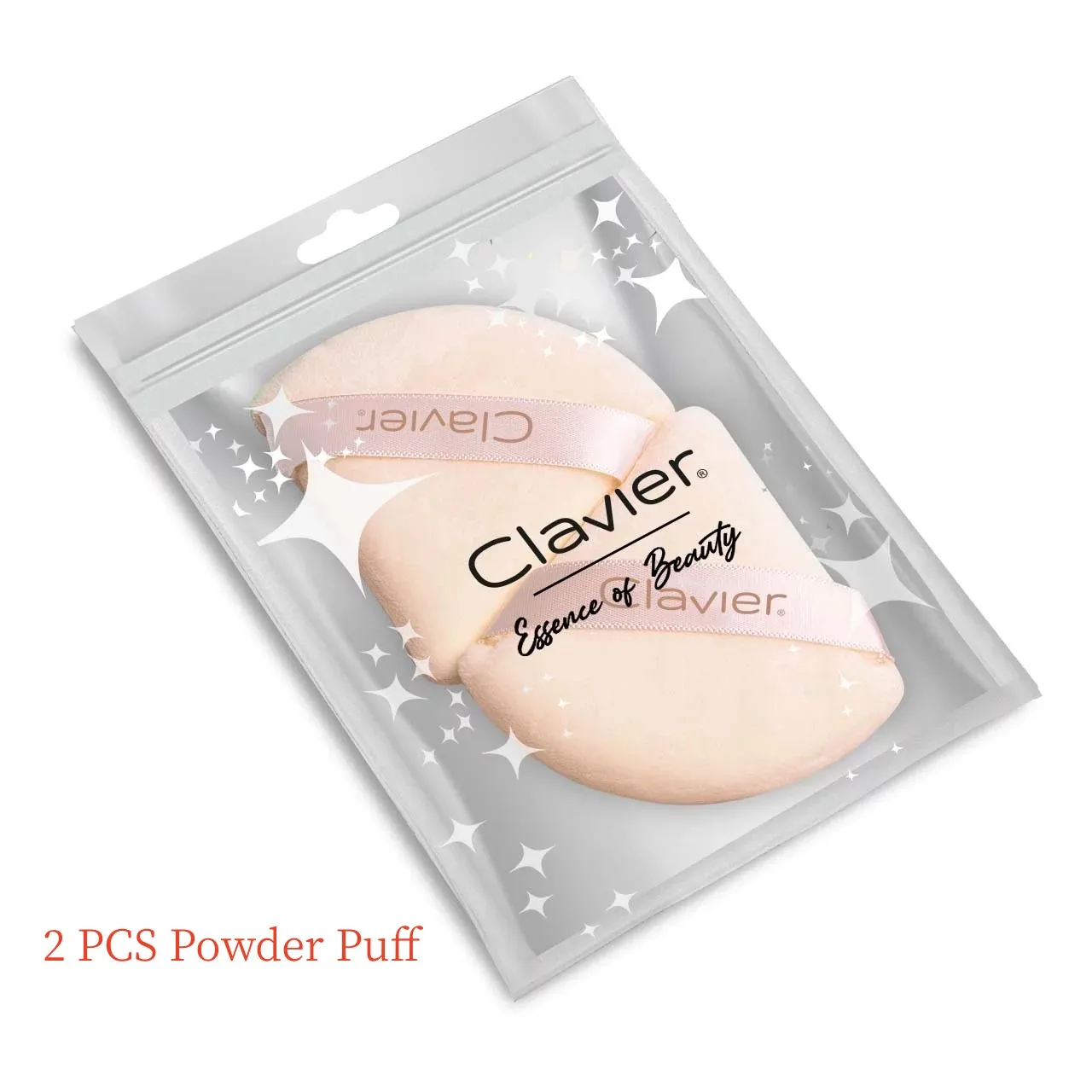 Clavier-Triângulo Fan-Shaped Pó Puff, Face Eye Contouring, Cosmetic Foundation, Lavável Maquiagem Puff, Wet and Dry Use, Beauty Tool