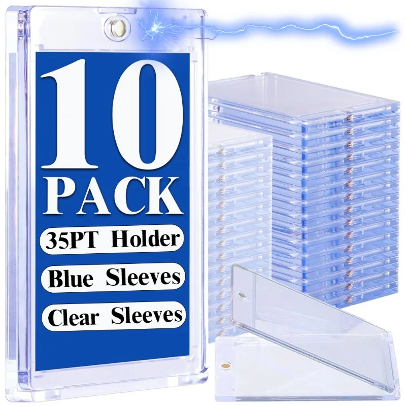 

1-10Pcs 35PT Magnetic Card Holder for Kpop Idol Photo Cards Protective Sports Trading Card Toploaders Sleeves Display Case