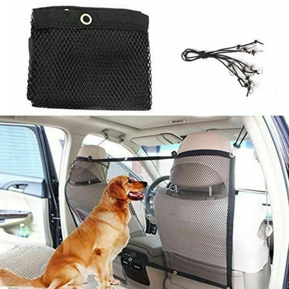 

Separation Net Pet Dog Car Dog Fence Car Safety Dog Barrier Protection Net Safety Mesh Protector Car Front Seat Guard