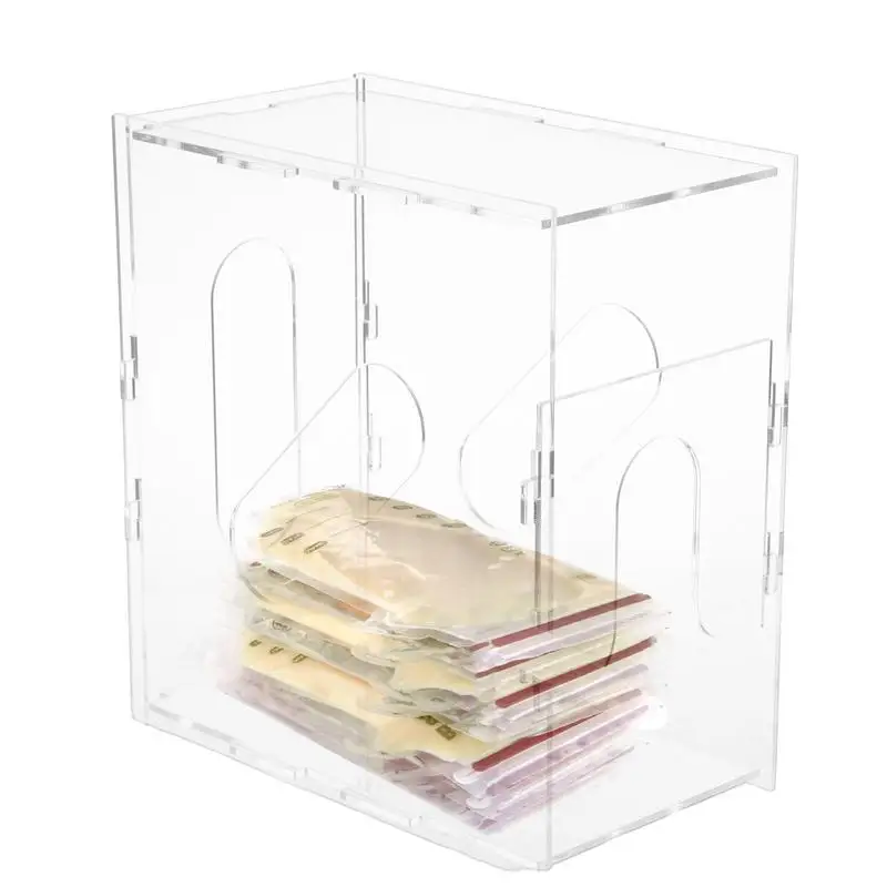 Breastmilk Bag Organizer Clear Breast Milk Freezer Storage Organizer Acrylic Reusable Breast Milk Storing Containers Fits