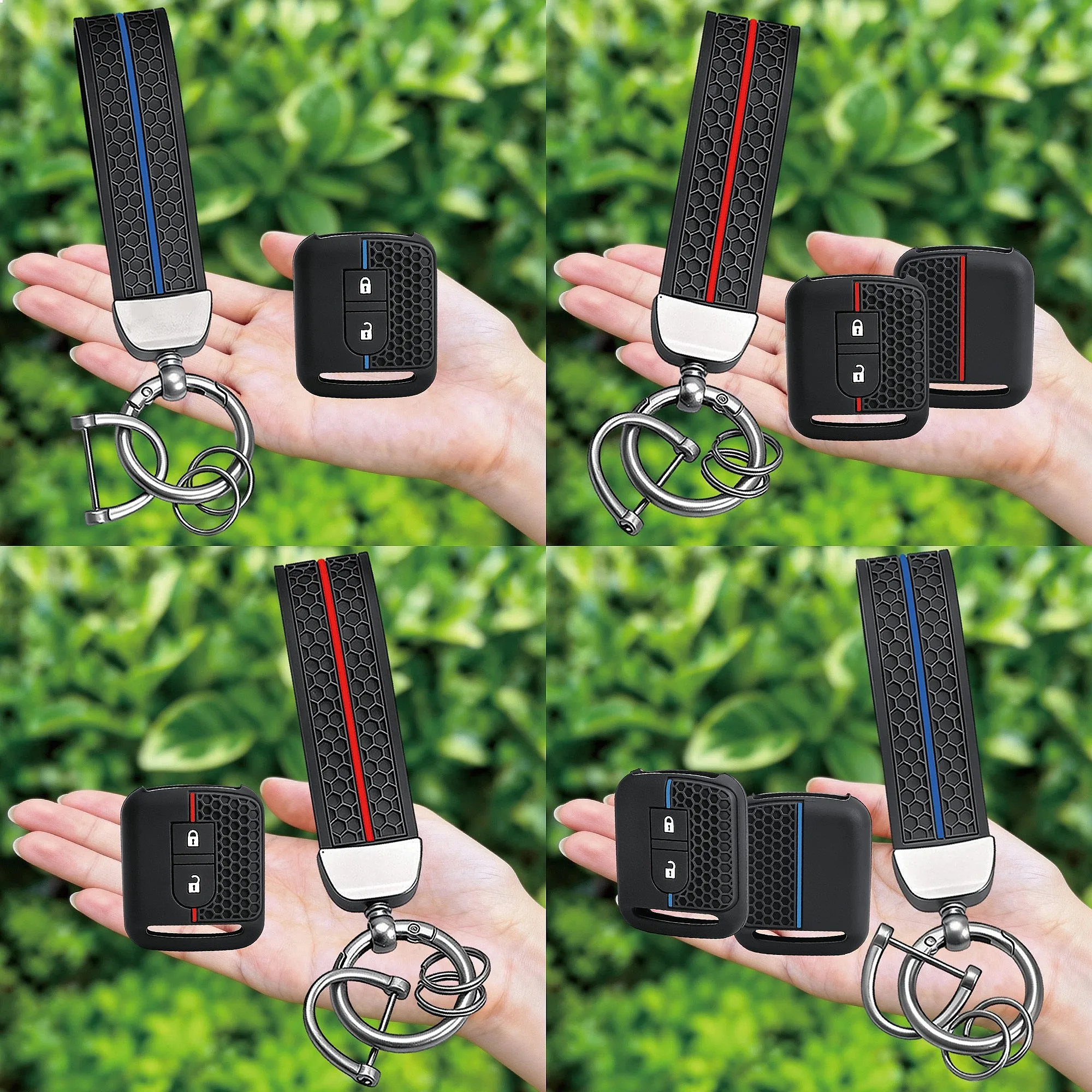 New Remote Car Silicone Key Case For Nissan Qashqai Micra Navara Almera Note 350Z Pathfinder Key Fob Rubber Cover 2 Buttons