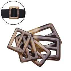 5/10Pcs Waist Belt Resin Buckles Rectangle Waist Buckle For Clothes Adjustable Buckle Women Coat Windbreaker Garment Accessories