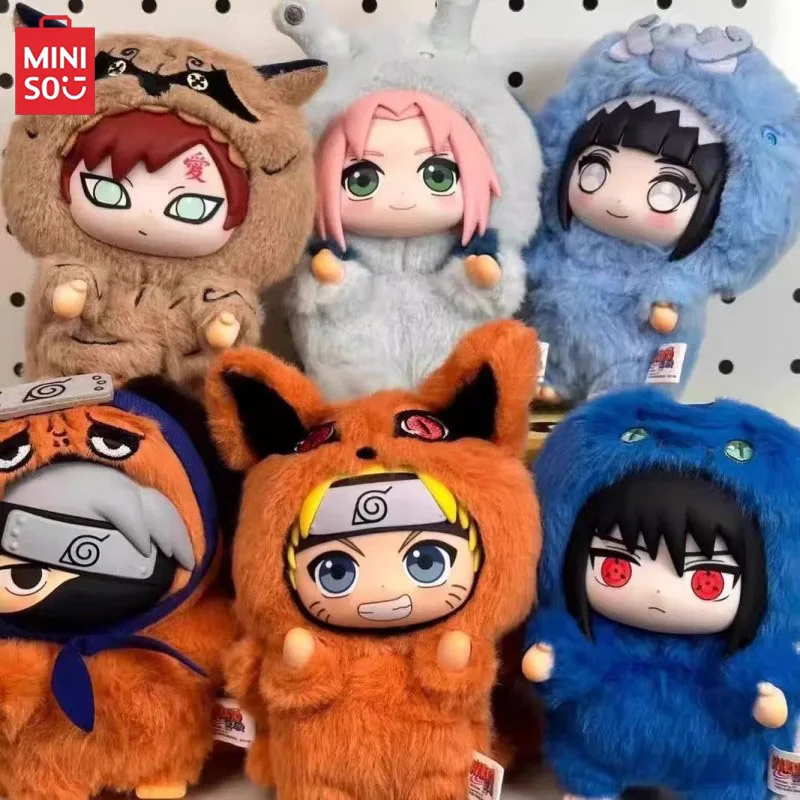 

MINISO EAKI Naruto слепая коробка Shippuden Party Series Узумаки мягкая Shippuden оригинальная плюшевая фигурка орнамент коллекция игрушек подарок