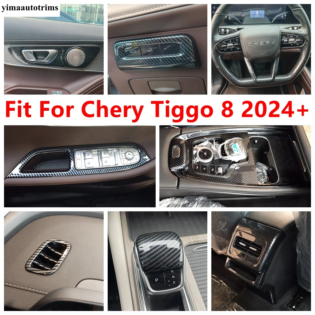 

Window Lift / Head Light / Steering Wheel / Handle Bowl / Gear Shift Panel Cover Trim Accessories For Chery Tiggo 8 2024 2025