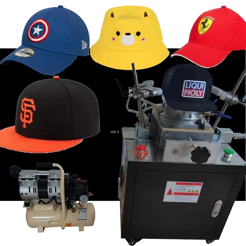 

Single head mini store hat, hat ironing machine, automatic production of baseball cap NE small hat steam engine