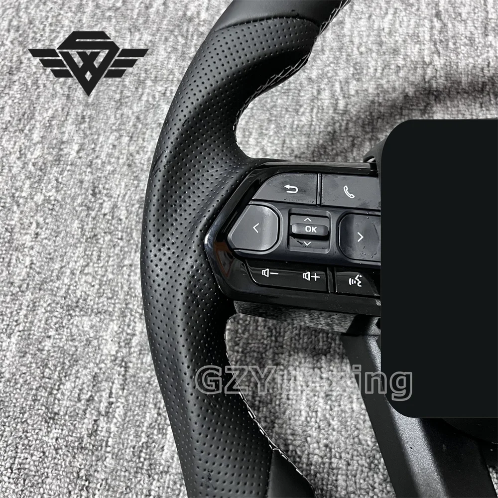 Factory Direct Leather Steering Wheel Suitable for for Toyota Landcruiser Land Cruiser LC200 LC300 Prado LC79 LC76 FJ70 FJ200 view 2