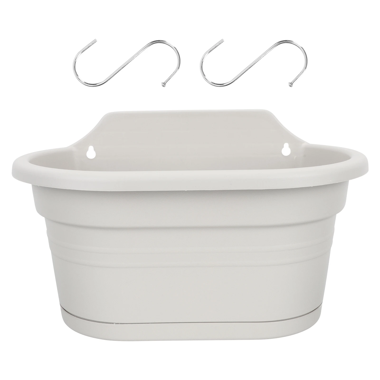 

Wall-mounted Flower Pot Set Hanging Basket Flowers Pp Indoor Planter Pots Holders