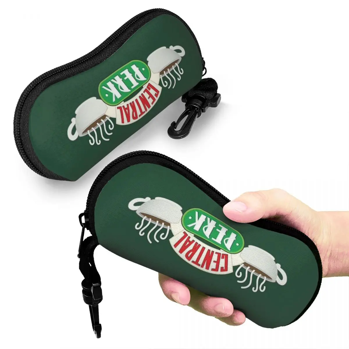 

Чехол для очков Central Perk Friends TV Show, защитный чехол для солнцезащитных очков, женский и мужской мягкий чехол для очков