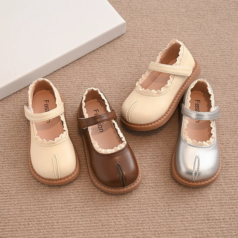 

Spring Kids Shoe New Fashion Versatile Girls Shoes Soft Sole Comfort Casual Leather Shoe Exquisite Ladies Princess Shoes 메리제인