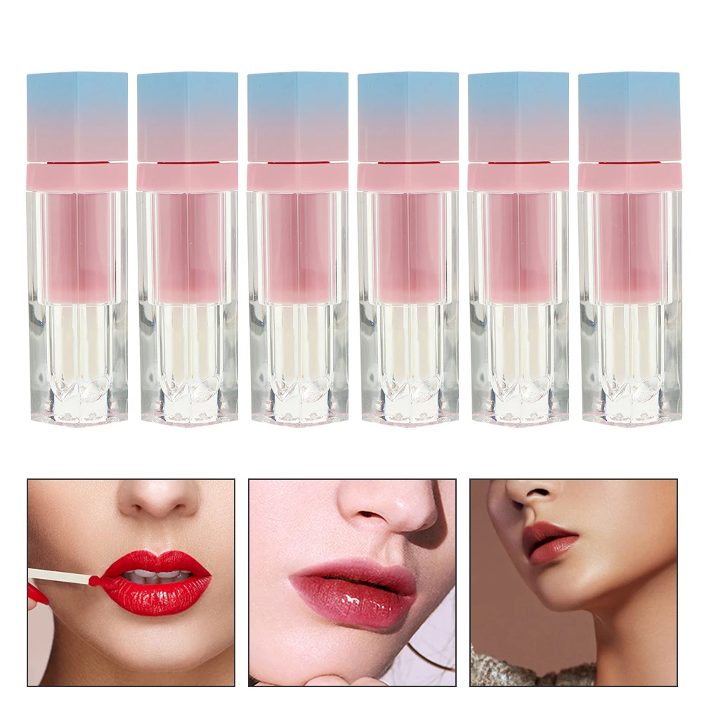 

Lip Glaze Hollow Tube DIY Balms Glazes Empty Gloss Tubes Gradient Color Lipgloss Tint