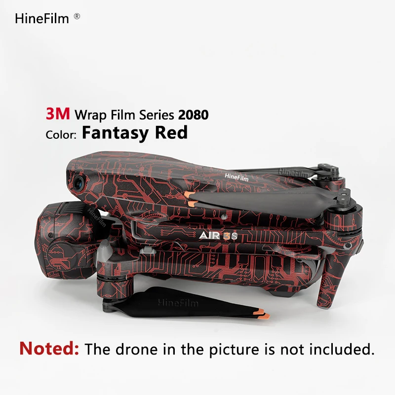 Hinefilm Skin for AIR3S Drone Sticker Cover Skin for DJI AIR 3S Drone Decal Skin DJIAIR3S Protector Guard Air3 S Wrap Film