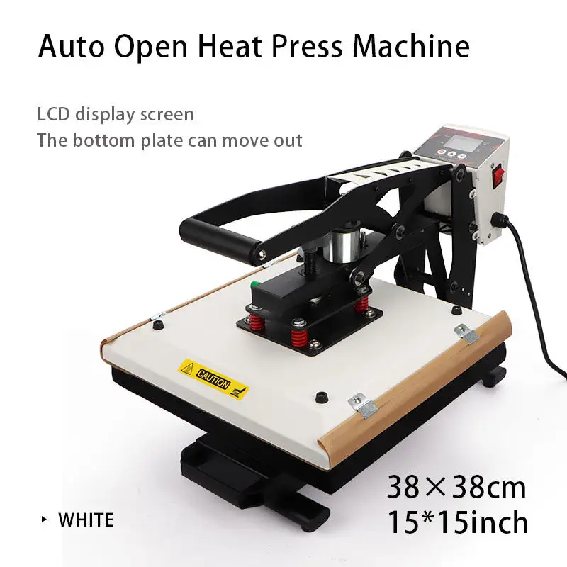 New Style Semi-Automatic 38*38cm Heat Press Machine for T-Shirts & Mouse Pads