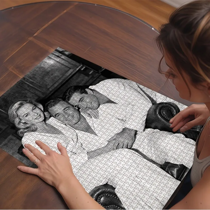35/300/500/1000pcs Personalized Custom Photo Puzzle Wedding Photos Funny Adult Leisure Toys Gift