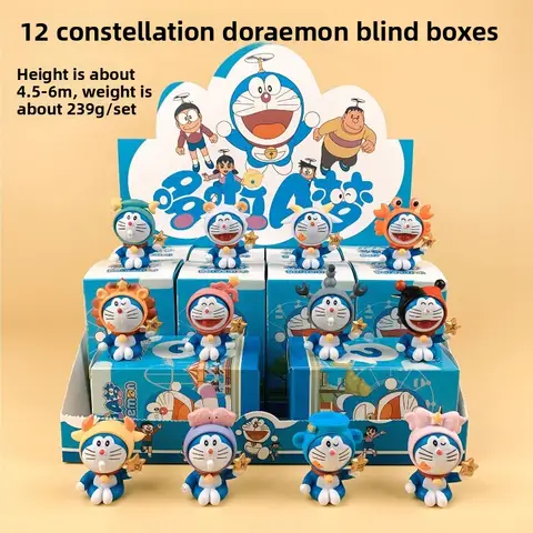 Doraemon, a dream hand, blind box, tide play, costume cat, COSKT series model girl's heart pendulum.