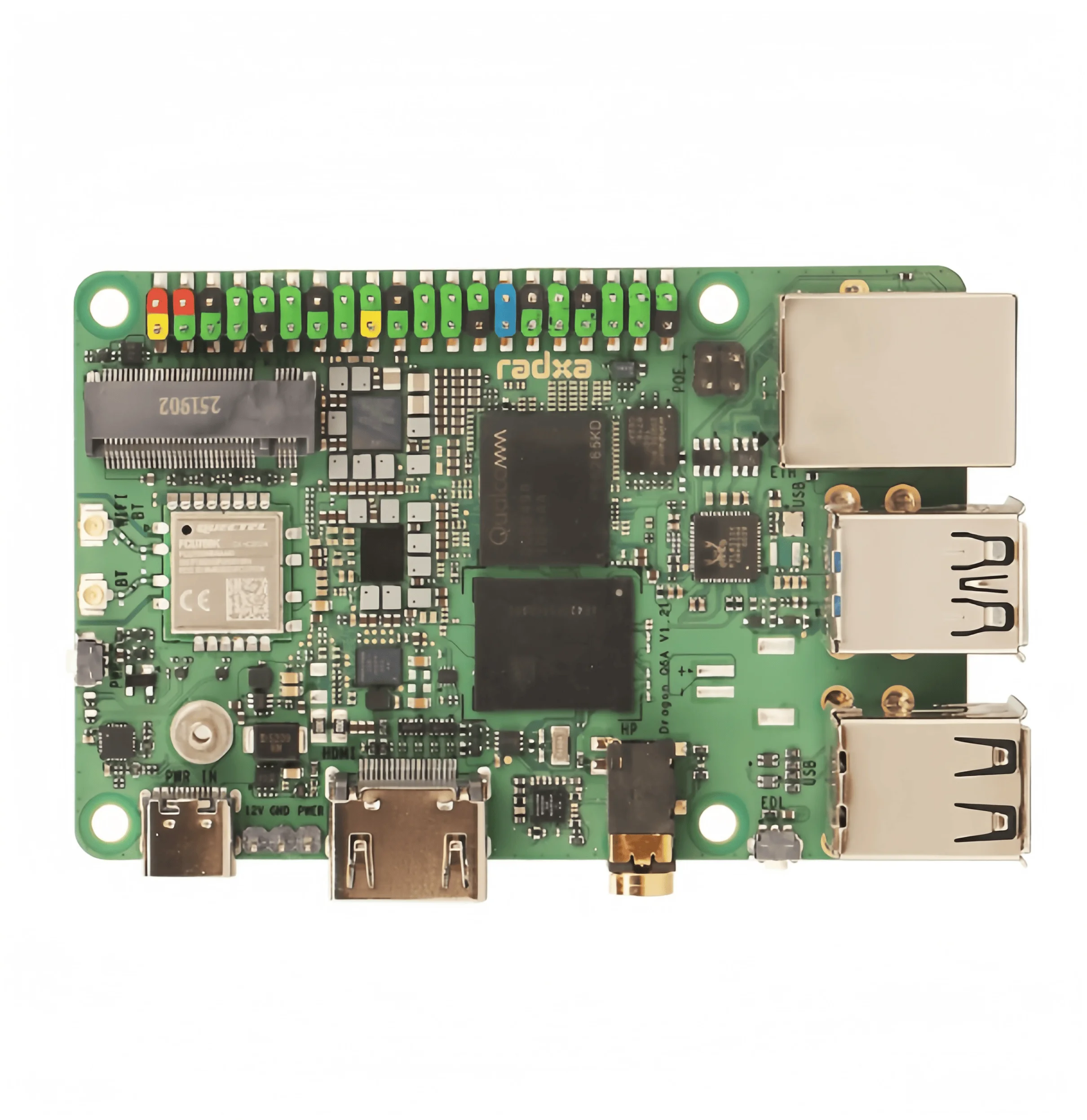 Radxa Dragon Q6A Mini Board Qualcomm QCS6490 12 TOPS  LPDDR5