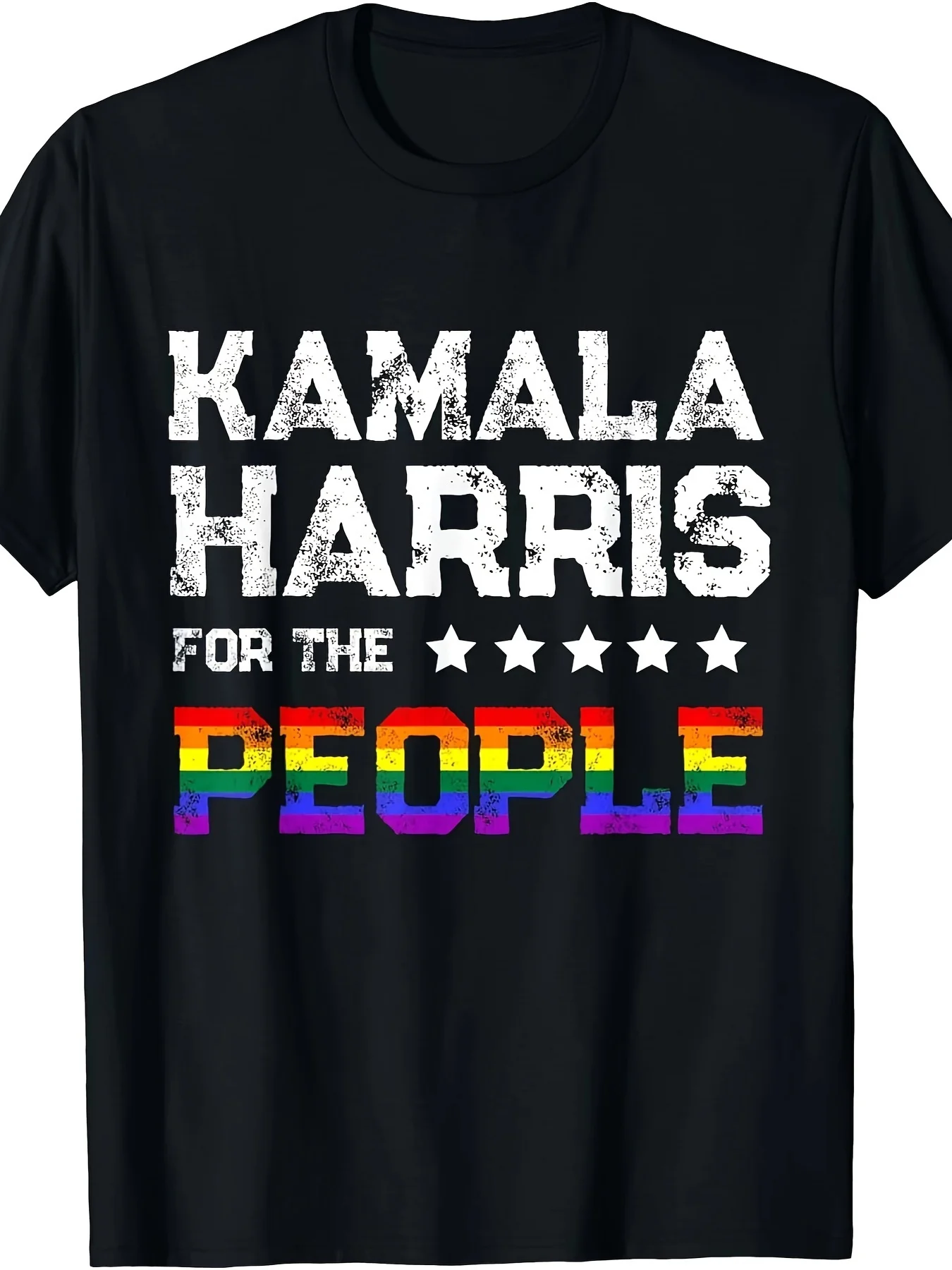 

Kamala Harris 2024 LGBT Equality Flag T-Shirt for the People