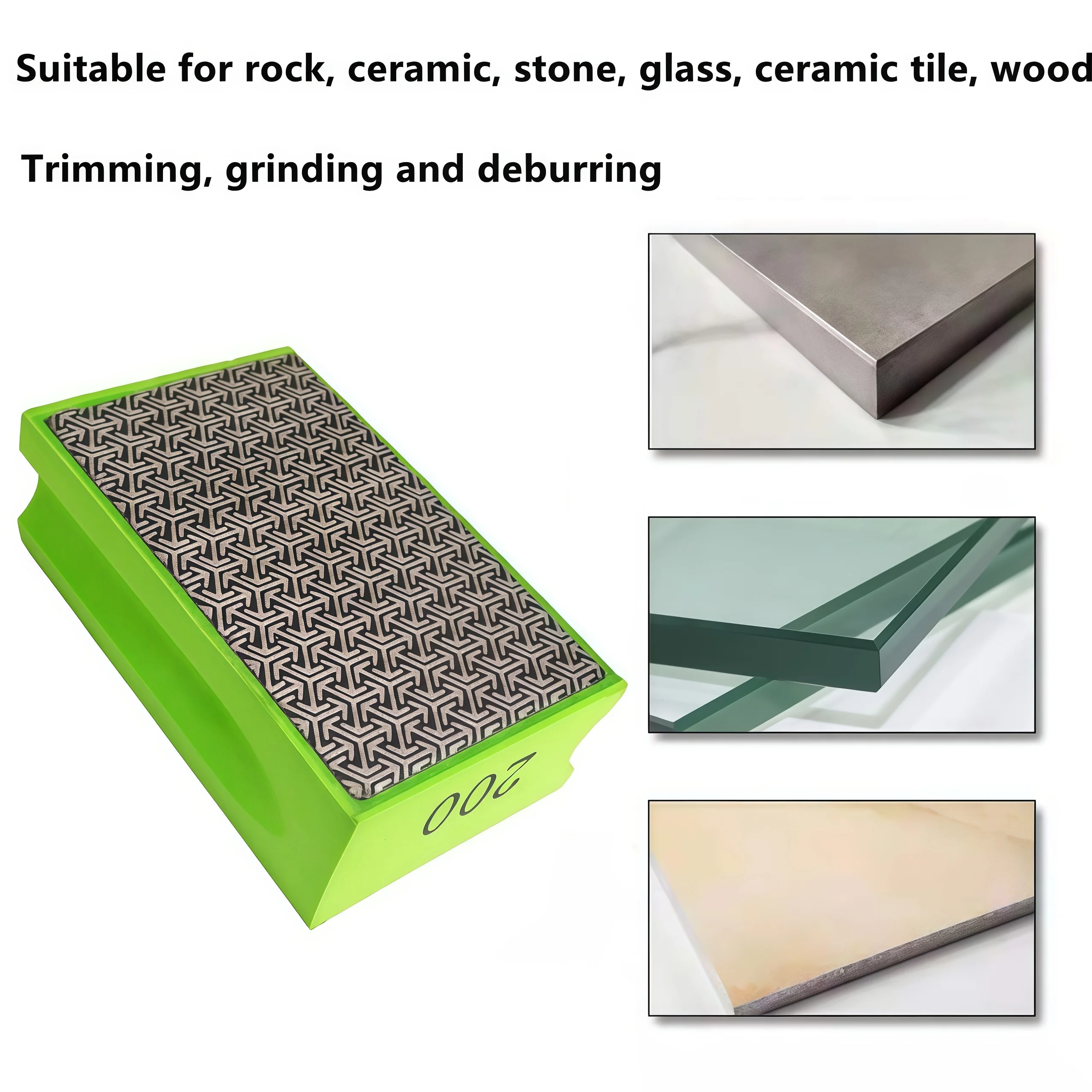 Professinal Diamond Hand Polishing Pad Stone Marble Ceramic Abrasive Sanding Disc Tile Glass Abrasive Grind Block Polisher Tools