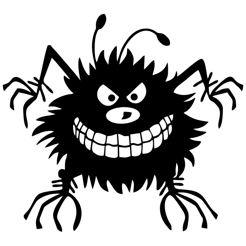 

The Monster Funny Car Sticker Automobiles Motorcycles Exterior Accessories Vinyl Decals for Bmw Audi,20cm*18cm