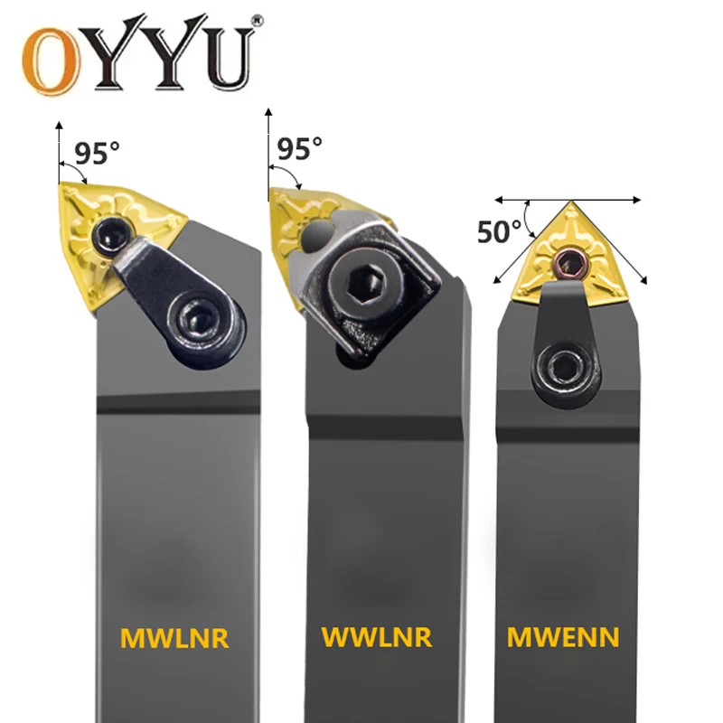 OYYU حامل الأدوات الخارجية MWLNR MWENN WWLNR MWLNR1616H06 MWLNR2020K06 2525M06 MWENN2020K08 WWLNR1616H08 استخدام إدراج كربيد WNMG