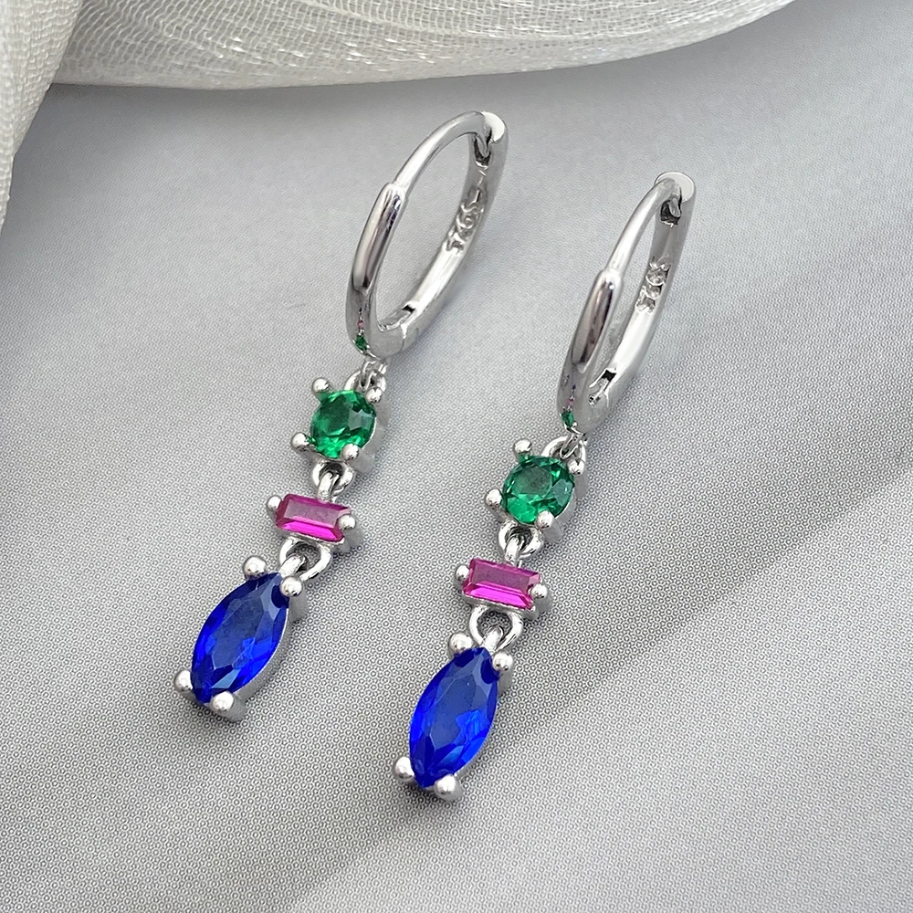 Earrings 2024 summer trend 925 Silver Ethnic Style Earrings, High-end Sense Earrings, Retro Temperament Earrings