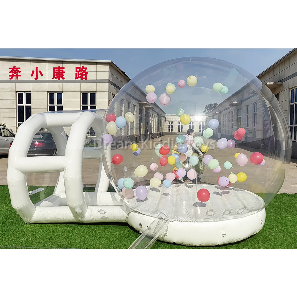 

PVC Tarpaulin Inflatable Bubble House Tent Transparent Garden Bubble Bounce House Snow Globe Model