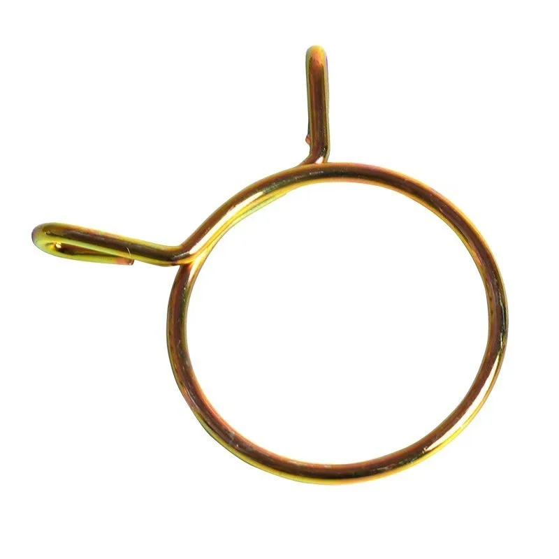 10/20/50 個ガソリンホーススプリングクランプ 5 〜 14 ミリメートル亜鉛メッキパイプクリップ燃料ラインガソリンパイプ燃料ホースクランプオートバイボート用