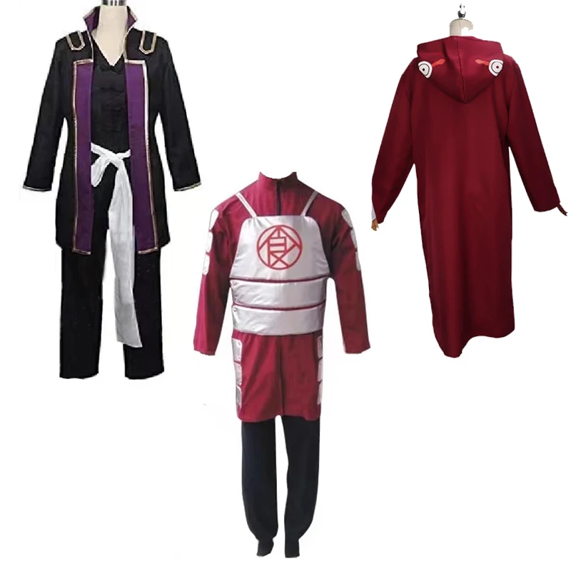 

Anime Ninja Ootutukii Kaguya Akimichi Choji‌ Yakushi Kabuto Sennin Cosplay cloak Costumes halloween party Clothing custom made