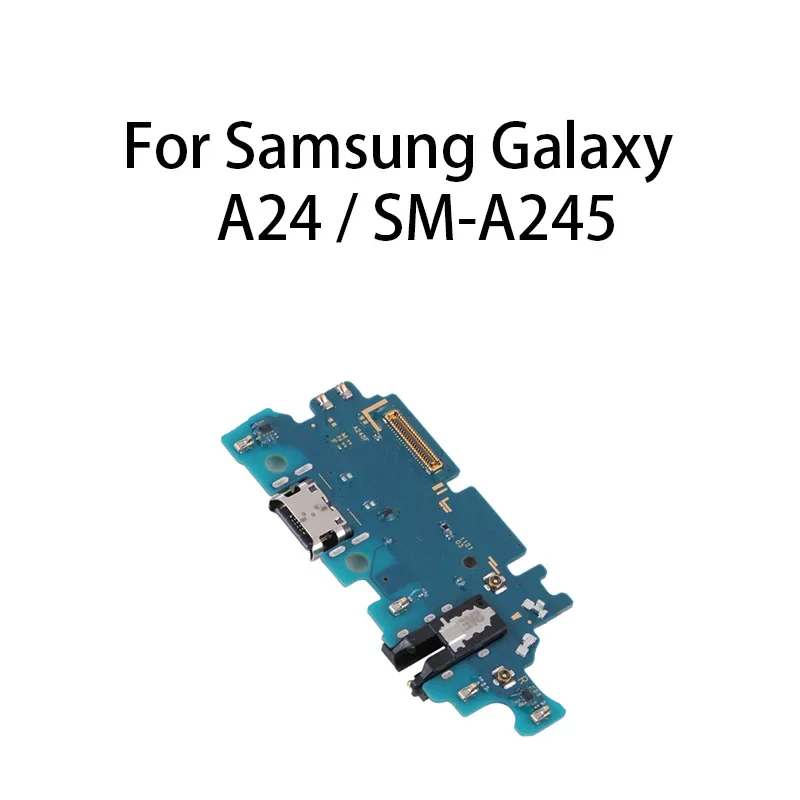 Org porta de carga USB Jack dock conector placa de carregamento para Samsung Galaxy A24 / SM-A245