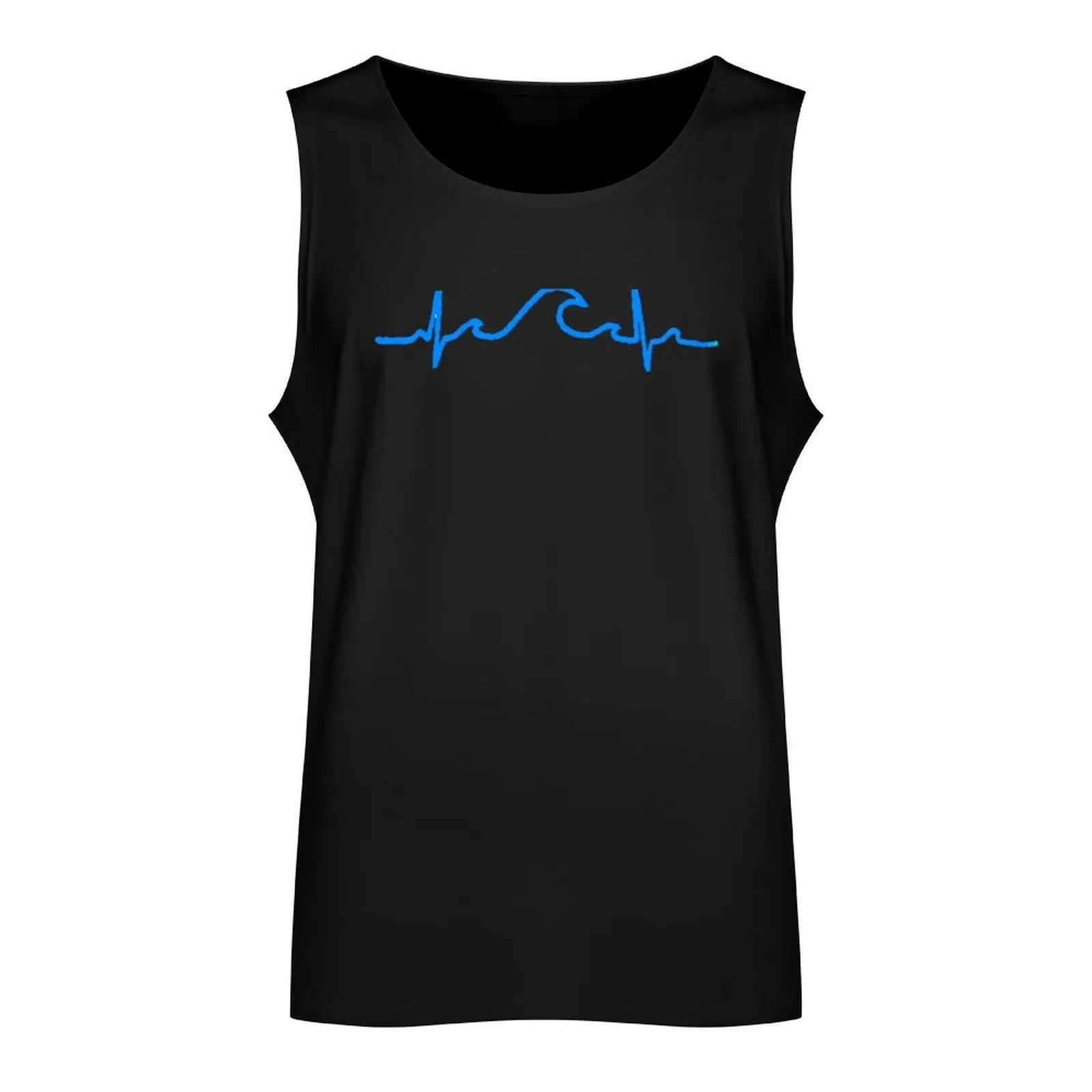 My Heart Belongs to the Waves Tank Top t shirt sleeveless shirt man gym Gym man Muscle fit