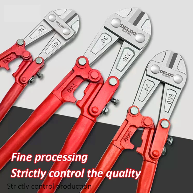 DELIXI ELECTRIC Rebar Pliers Wire Cutters Wire Breaker Scissors Multi-functional Labor-saving Wire Shears Cutting Wire Pliers