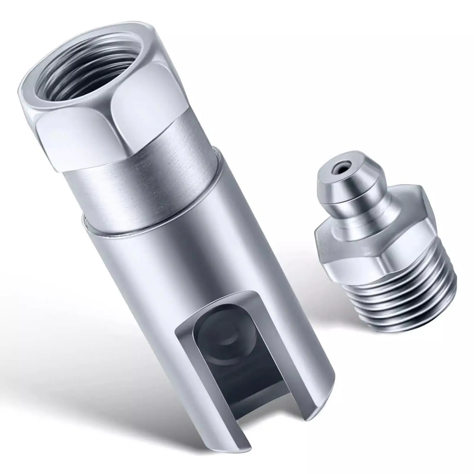 

Durable 90 Degree Grease Coupler with Quick Release Function And 1/8 Inch NPT