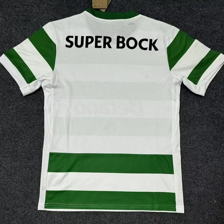 زي كرة قدم لموسم 2025 لفريق لشبونة، طقم رياضي للمنزل والخارج، مقاس كبير، أكمام قصيرة، رقبة مستديرة، مصنوع من ألياف البوليستر #1