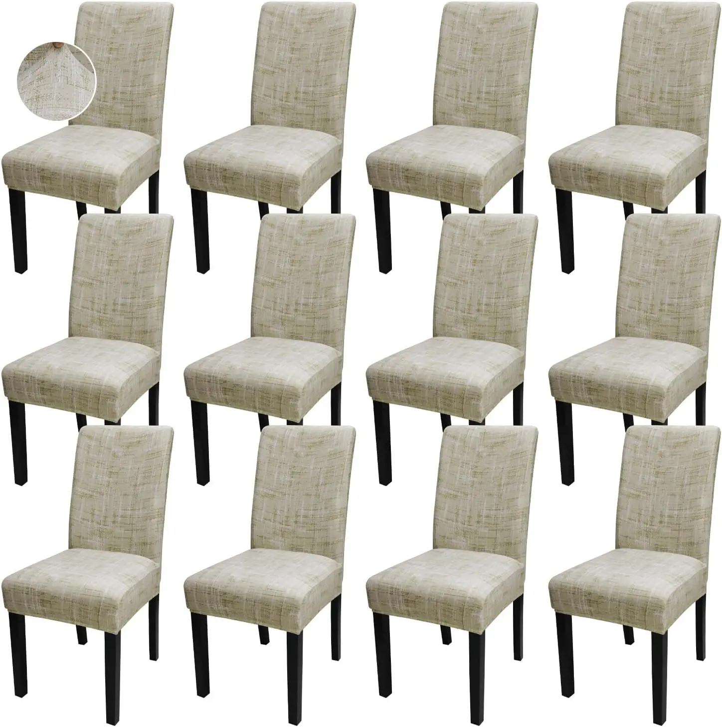 

Pattern Chair Covers Pa Of 12,High Stretch Removable Washable Parsons Chair Slipcover For Home Party Hotel Wedding Ceremony
