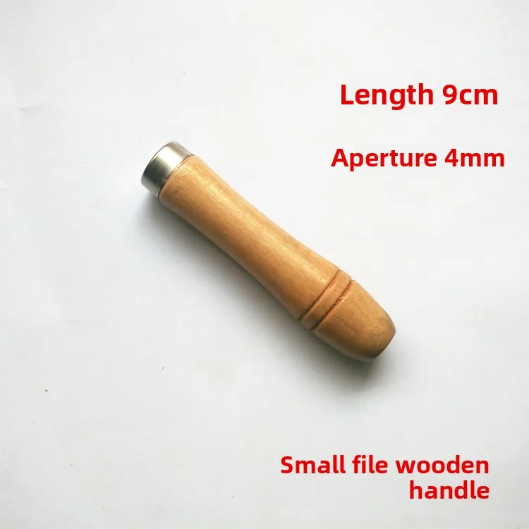10pc 9cm 나무 파일 핸들 핸들 파일에 대 한 특별 핸들 원형 구멍 강한 나무 손 드릴 Rasp 목공 금속 파일 도구