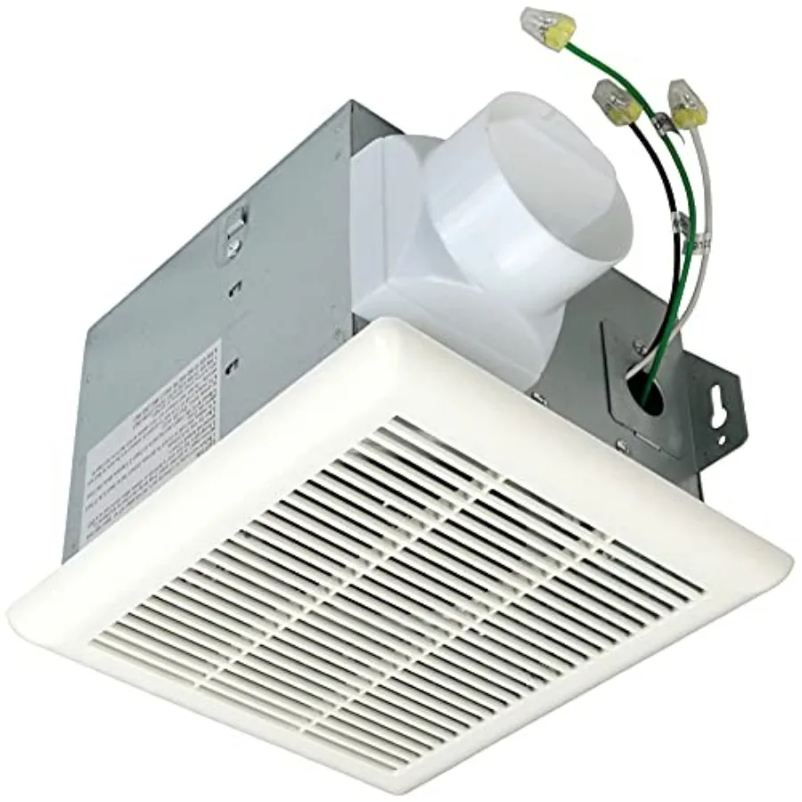 

Bathroom Exhaust Fan 70 CFM Super Quiet 40dB 2 Sone, Corrosion Resistant Bathroom Fan, Shower Tub, Easy Install Bathroom Attic