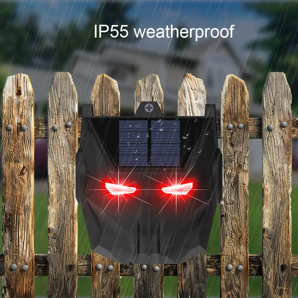Lampada strob solare carica automatica diurna e lavoro automatico di notte Resistente alle intemperie IP55