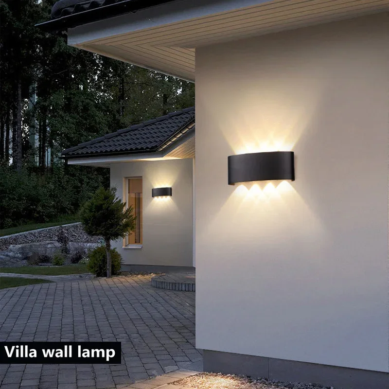 4W 6W 8W LED Wall Lamp Outdoor Garden Lighting Decoration Salon Indoor Bedroom Living Room Stairs Wall Light Bedside Home Decor