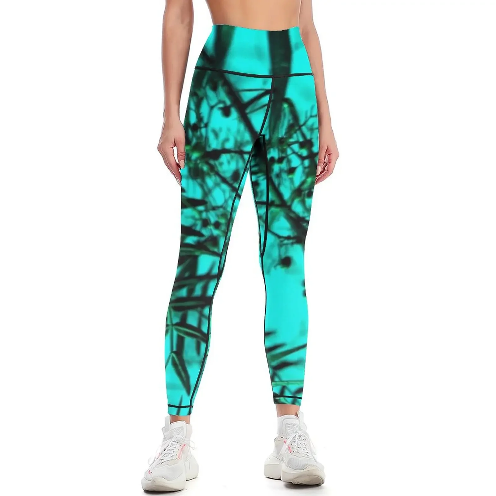 

Don't Leaf Me! Leggings Tight fitting woman sportswear gym Womens Leggings