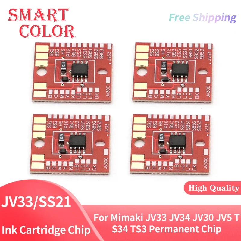 

4 цвета SS2 SS21 ES3 SB51 SB52 SB53 PIG BS2 BS3 HS HS1 чипы чернильный картридж для Mimaki JV33 JV34 JV30 JV5 TS34 TS3 постоянный чип