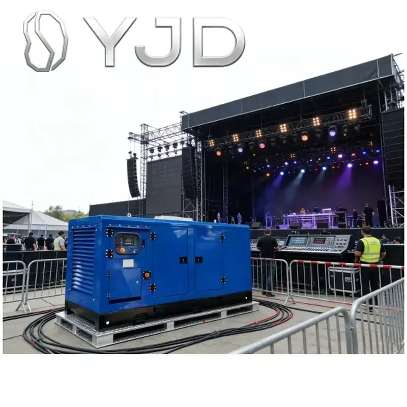 Customized Water-Cooled Super Silent Diesel Generator Open Frame ATS Trailer 20Kw 1000Kw 60Hz 230V/480V