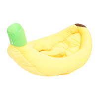 Cartoon Banana Warm House Small Pets Comfort Cleaning Cat Dog Nest Decorative Home Accessory Winter Days