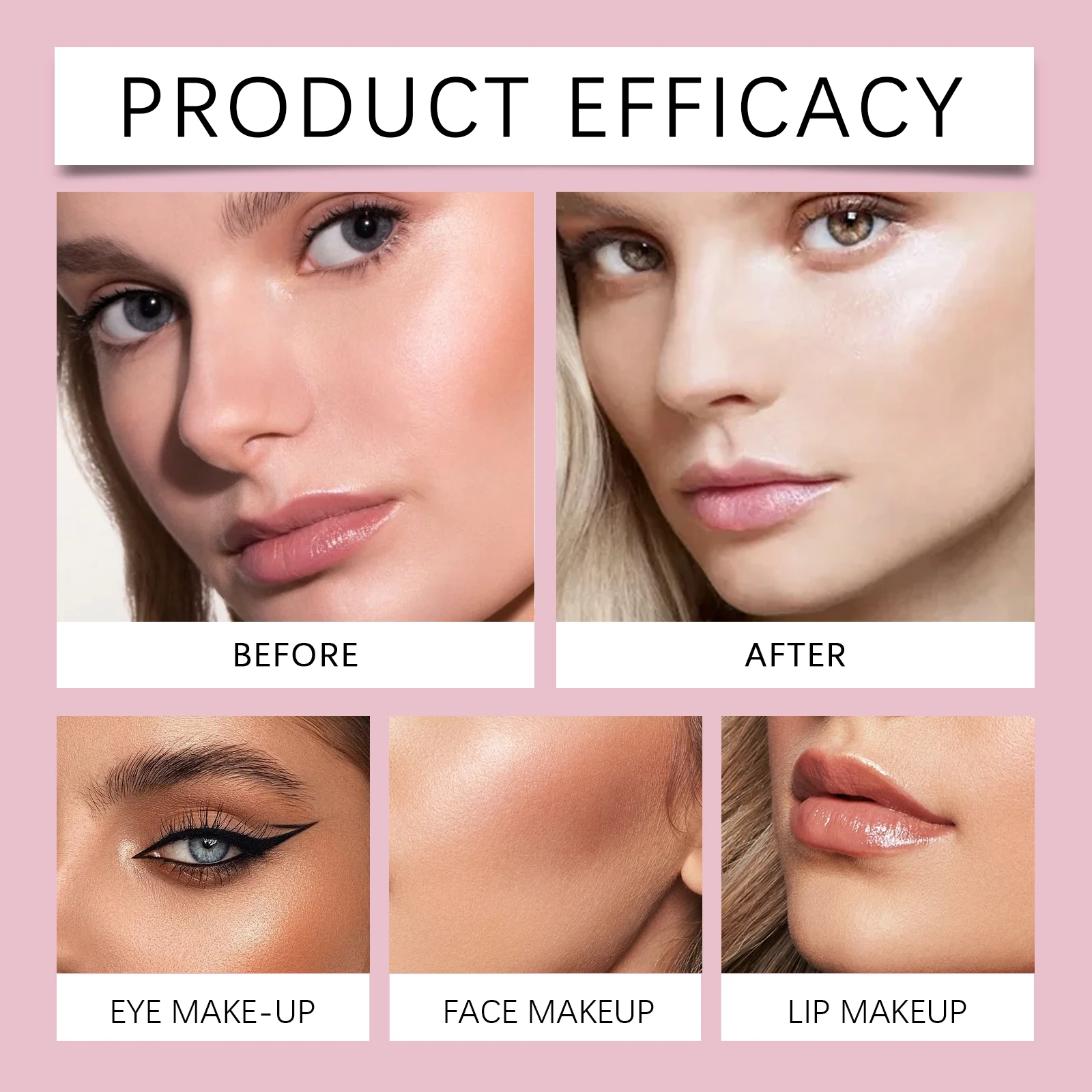 EELHOE crème nettoyante et démaquillante aux fraises exfolie doucement contrôle sébum secretion dissoudre le maquillage yeux et lèvres 50g