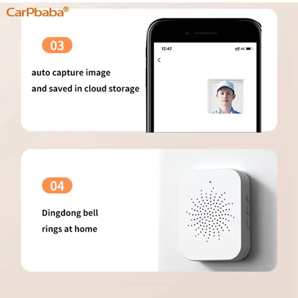 Timbre Visual inalámbrico X9, timbre inteligente para el hogar, llamada Visual, intercomunicador de voz Variable, recordatorio de visualización en tiempo Real